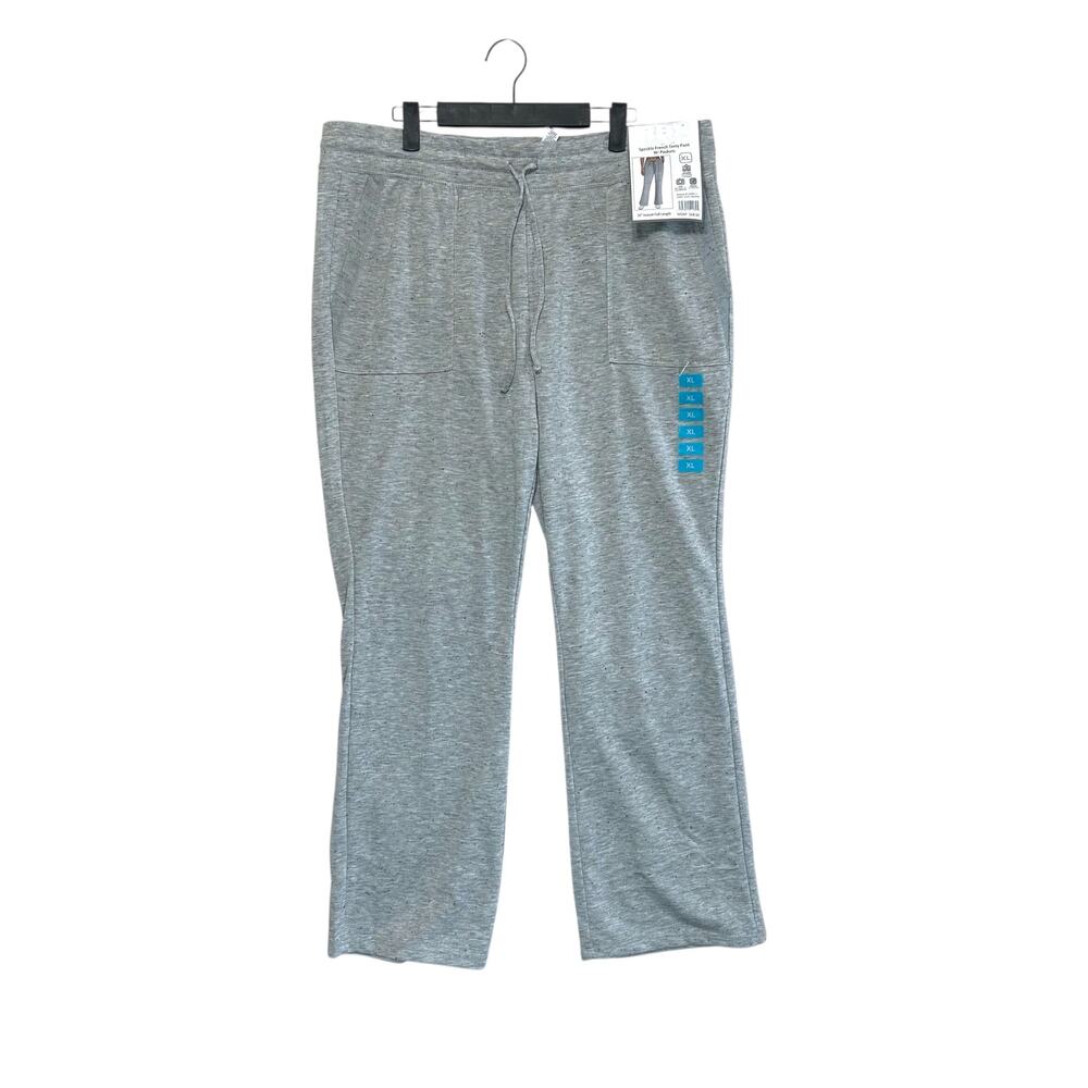 RBX Speckle French Terry Pant NWT Women's Sz XL Grey Heather Athleisure Comfort